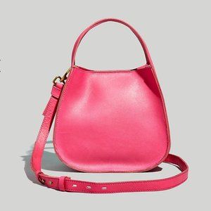 NWT MADEWELL SYDNEY CROSSBODY BAG LEATHER ROSY HIBISCUS